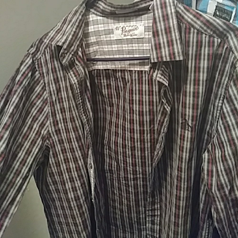 Kids plaid button down